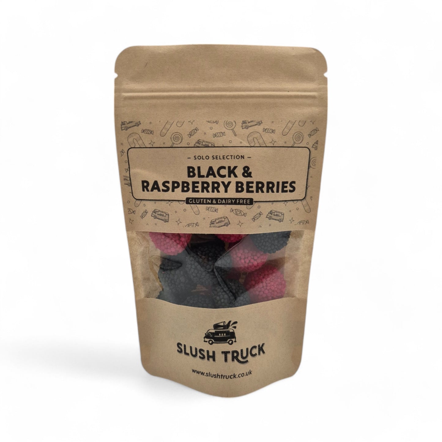 Black & Raspberry Berries Sweet Pouch