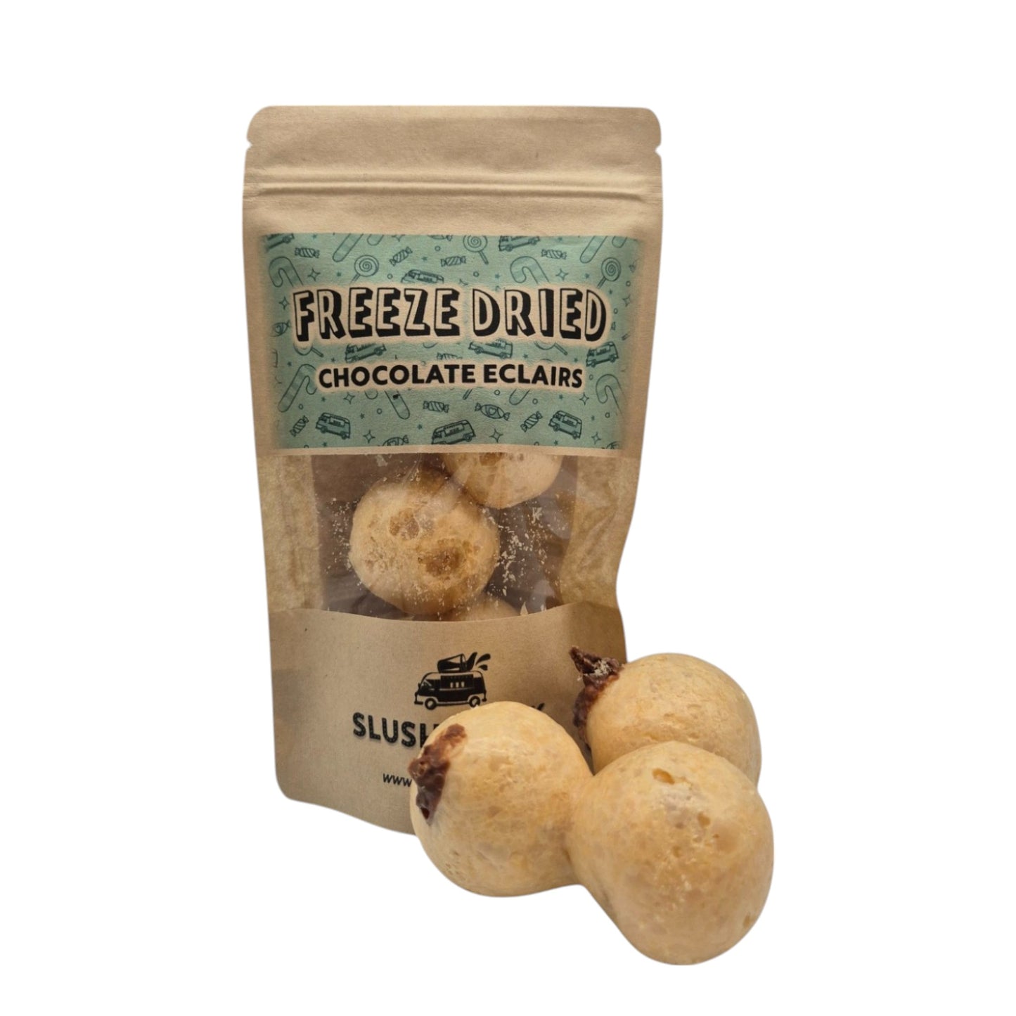 Freeze Dried Chocolate Eclairs