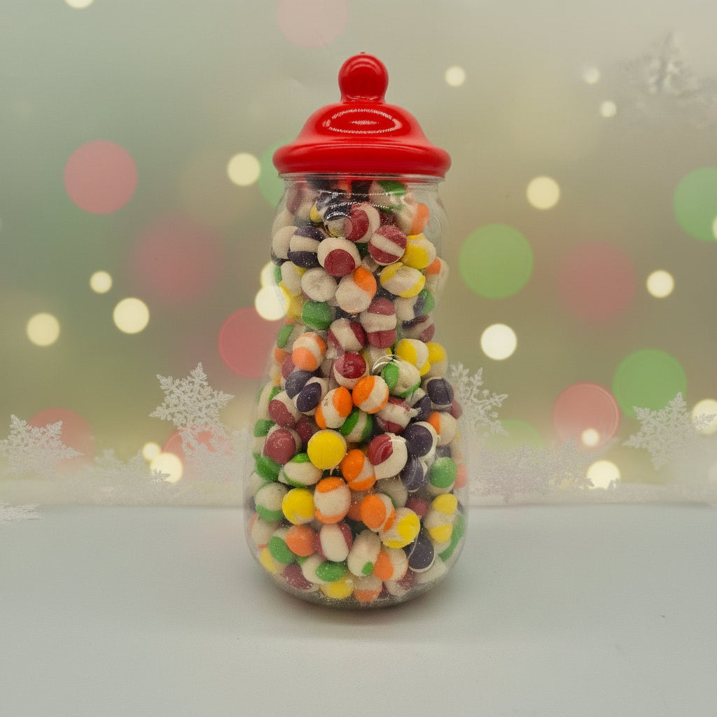 Freeze Dried Rainbow Comet Snowman