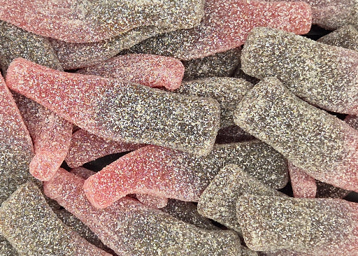 Jumbo Fizzy Cherry Cola Bottles